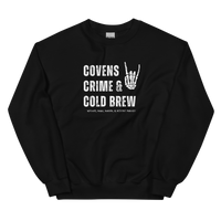 Covens, Crime, & Cold Brew Premium Sweatshirt