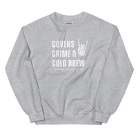 Covens, Crime, & Cold Brew Premium Sweatshirt