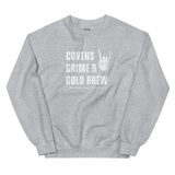 Covens, Crime, & Cold Brew Premium Sweatshirt